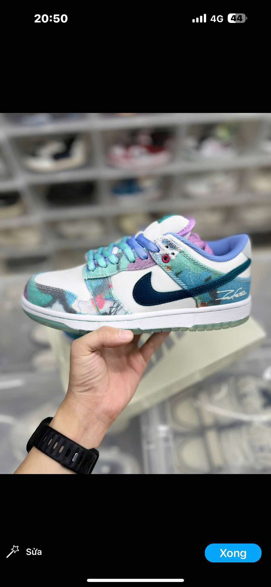 Nike SB Dunk Low Futura Laboratories Bleached Aqua