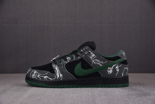 Nike SB Dunk Low Pro x There Skateboards 'Anthracite Gorge Green'