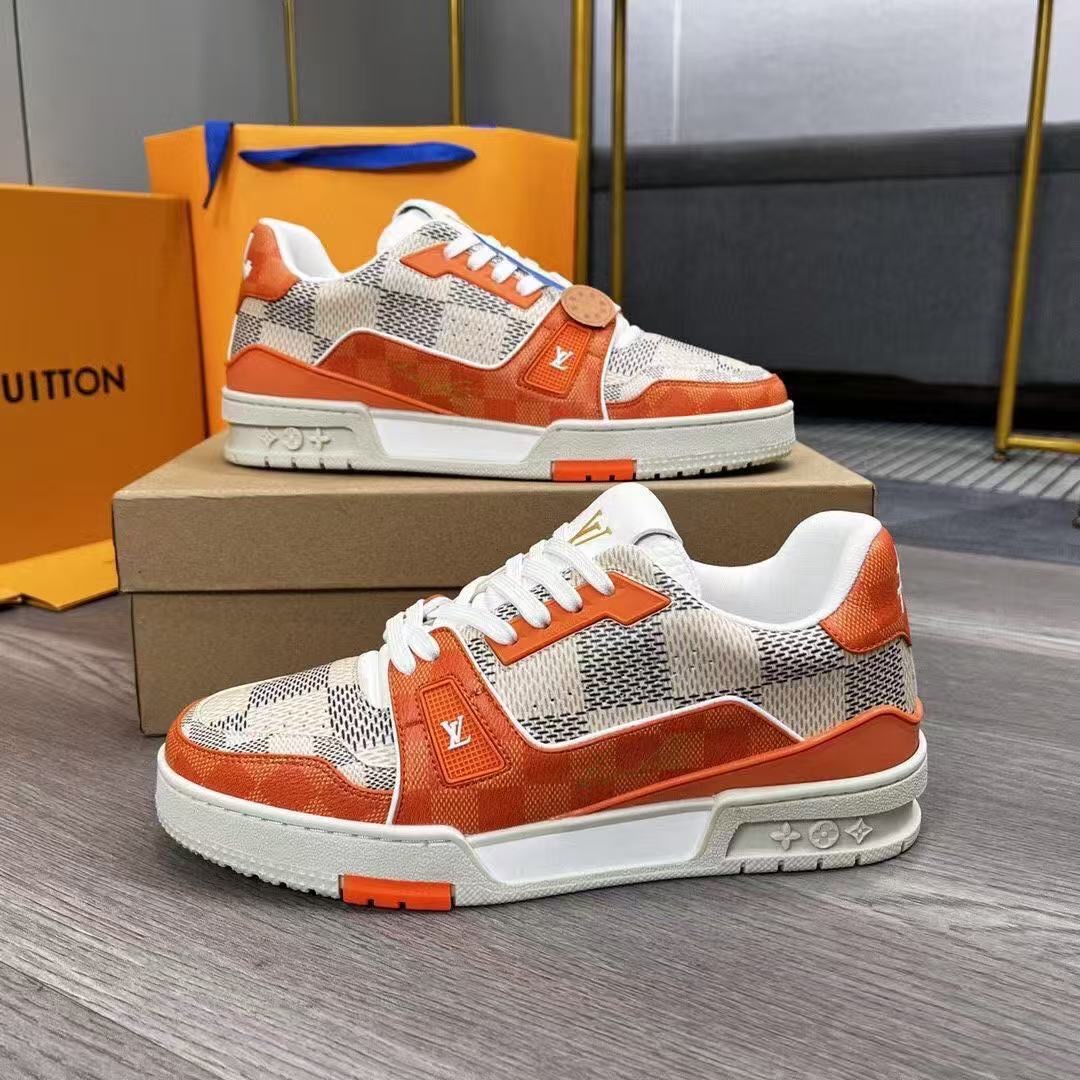 LV Trainer Damier ‘White Orange’
