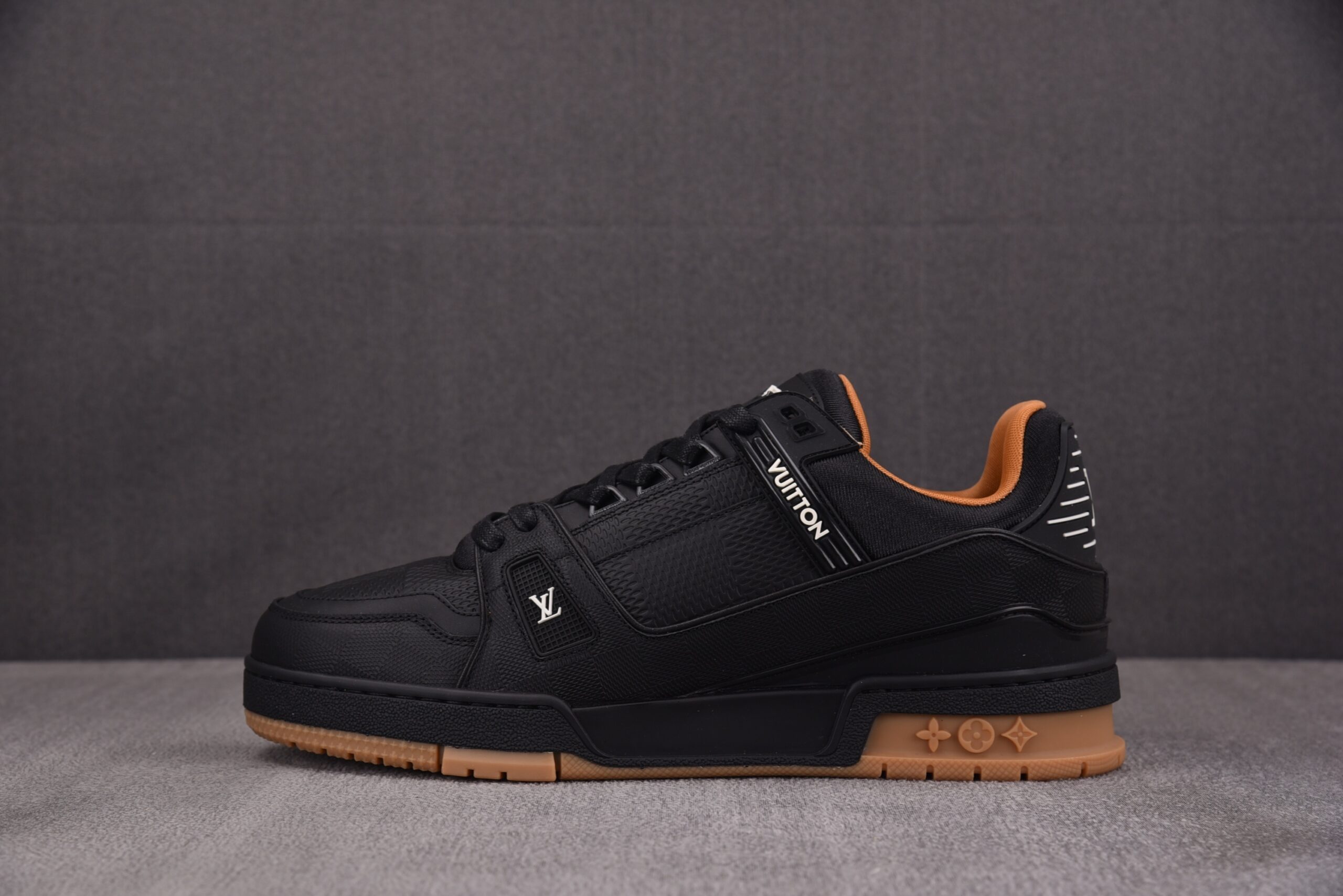Louis Vuitton LV Trainer Damier – Embossed Calf Leather ‘BLACK’