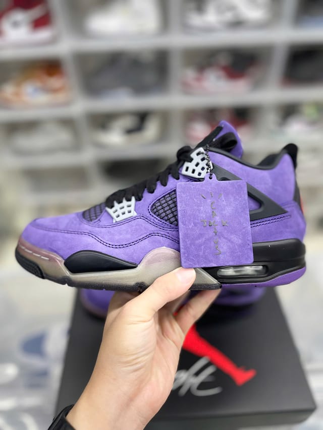 Nike Air Jordan 4 Retro Travis Scott Purple